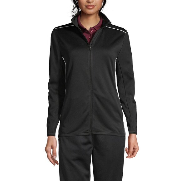 Lands' End School Uniform Women's Active Track Jacket, NWT - Picture 1 of 3